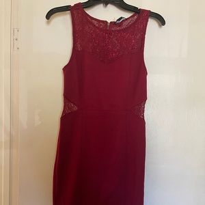 Forever 21 Burgundy Dress